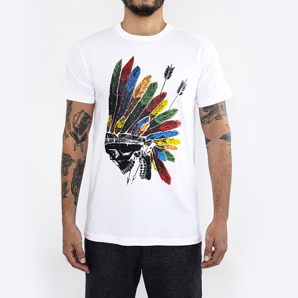 T-Shirt Urban Indian Skull